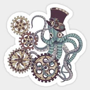 Mr. Octopus Sticker